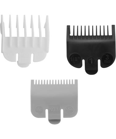 dieyyuca 3 Pieces Universal Hair Clipper Limit Comb Limit Comb Hair Cutting Tools Electric Clipper Tweezer 1.5mm/3mm/4.5mm - Buy Online on GoSupps.com