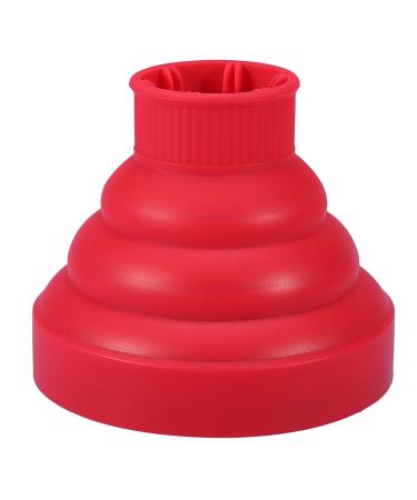 Silicone Dryer Diffuser for Hair - Foldable Hair Blower Accessory in Red | 5 Colors Available | Perfect Hair Styling Tool - Buy Online on GoSupps.com