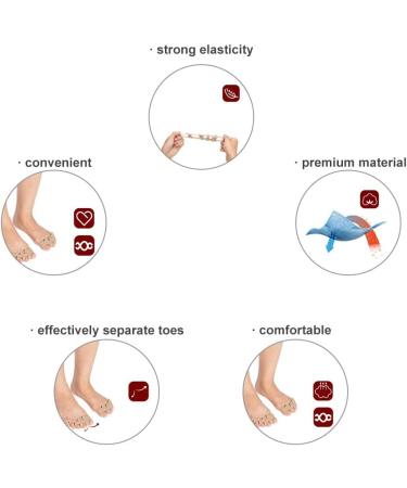 HPOP Silicone Toe Separators for Bunion Relief and Toe Correction - Buy Online on GoSupps.com