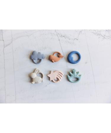 Jollin Natural Rubber Baby Whale Teether - BPA-Free Pollutant-Free - Brown Caramel | Safe Dental Aid Toy for Infants - Buy Online on GoSupps.com