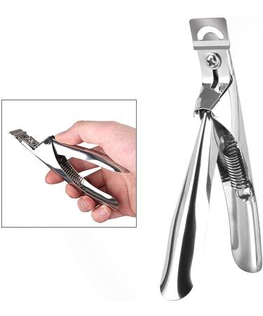 False Nail Tip Clipper Trimmer - Acrylic Edge Cutter Tool (Silver) - Buy Online on GoSupps.com