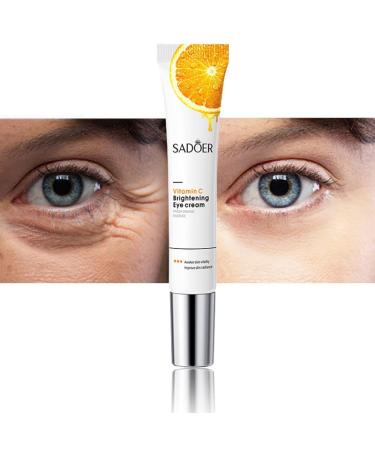 Magic Eye Cream for Dark Circles Puffiness Wrinkles Fine Lines and Bags Under Eyes Quick Results Vitamin C Skin Renewing Anti Aging Eye Cream for Men Women All Skin Types (0.8 Oz) 1