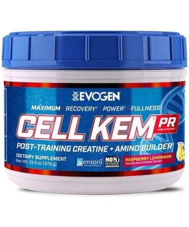 Evogen CellKEM PR | Post Workout Essential Amino Acids & Creatine Nitrate Recovery Supplement | Raspberry Lemonade Flavor - Buy Online on GoSupps.com