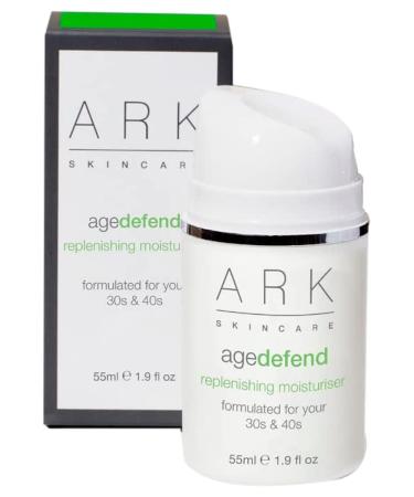ARK Skincare Age Defend Replenishing Moisturiser for use in your 30s & 40s Suitable for Sensitive Skin with Shea Butter Kiwi & Peptides 55ml