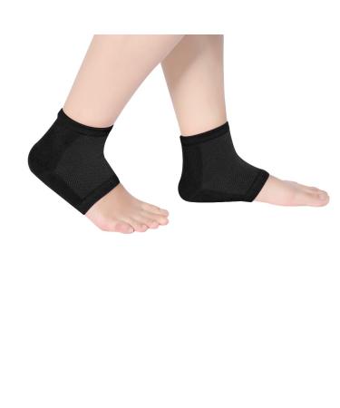 Toothless Moisturizing Heel Sleeves | Comfortable Foot Care Socks | Black for Foot Fatigue Relief - Buy Online on GoSupps.com