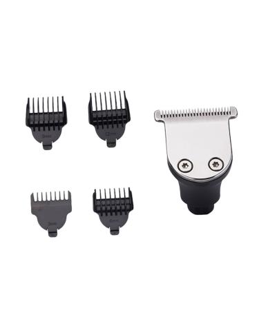 T te de Tondeuse Barbe lectrique M tal avec Peignes Guides Accessoire D tachable et tanche pour Coupe Cheveux Homme DIY Remplacement pour Rasoir Trois T tes