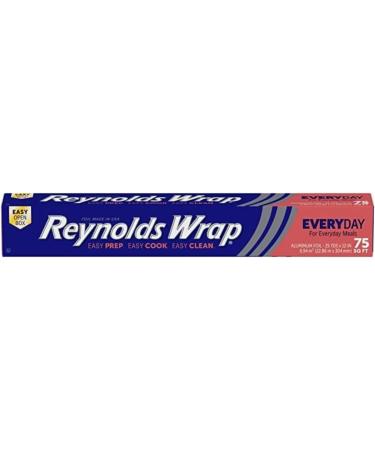 Reynolds Wrap Aluminum Foil 75 sq ft - Pack of 4 | Trusted Brand for Cooking & Food Storage - Buy Online on GoSupps.com