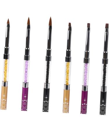 POPETPOP Manicure Tools Professional Gel Ink Pen Purple Brush Pen Lightweight Brush Pen Kit De U as De Gel Lip Gloss Kit Nail Art Liner Nail Salon Kit Gel Nail Brush Flat Brush Pen Crystal medium Purple - Buy Online on GoSupps.com