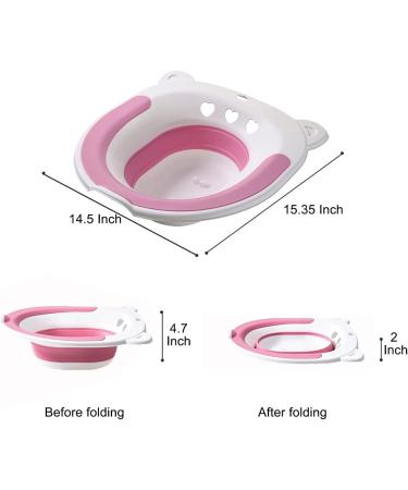 Sitz Bath Postpartum Care Kit for Hemorrhoids and Yoni Steam - Pink - Buy Online on GoSupps.com