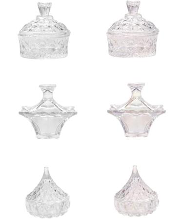 Dappen Dish Cups for Nail Art Acrylic Liquid Cup Crystal Clear Glass Bowl Style1 Beauty Tools - Buy Online on GoSupps.com