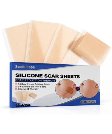 4Pcs Silicone Scar Repair Patch - Lighten Pigmentation, Odorless, Effective Skin Repair - Color S - Buy Online on GoSupps.com