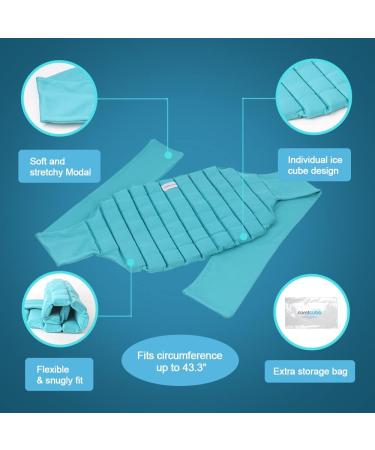 Comfcube Lower Back Ice Pack - 2 Hours Long Lasting Cold Therapy for Back Pain Relief, Injuries, Sciatica, Coccyx and Swelling - Flexible Wrap for Back Surgery Recovery - Buy Online on GoSupps.com