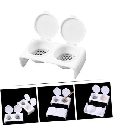 FRCOLOR Nail Art Brush Cup Nail Dappen Dish Monomer Dish with Lid Dapping Dish for Nails Dappen Dish with Lid Dappen Dish for Nails Monomer Holder Nail Monomer Dish Various Tool Acrylic - Buy Online on GoSupps.com
