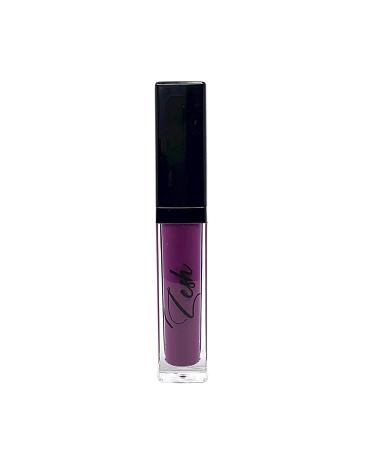 Zesh Highly Pigmented Purple Matte Lipstick - Full Coverage Longwear Shine-Free - 6g | Made in Canada - Shop Internationally - Buy Online on GoSupps.com
