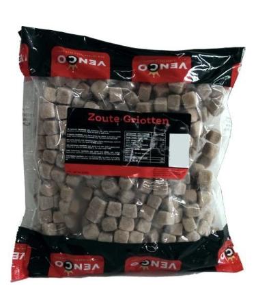 Licorice in 1 Kilo/ 2.2lb Bag - Venco Griotten (Soft Sugar Coated Square Shaped Anise Flavored Licorice) by Venco