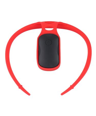 Posture Corrector Reminder Comfortable Wearing Portable Intelligent Monitoring Posture Reminder Device for Home (Red)