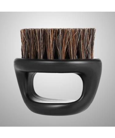 Round Grip Razor Brush (Black) - Premium Shaving Brush for Effortless Lathering | International Shipping Available - Buy Online on GoSupps.com