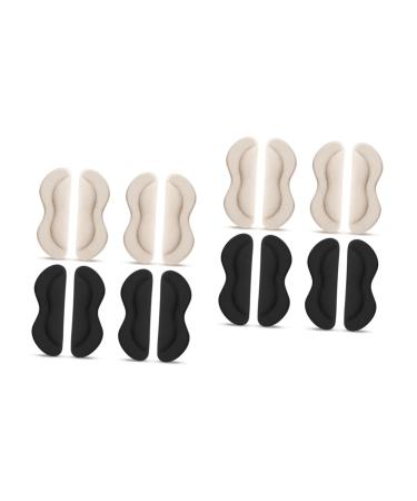 FOMIYES 8 Pairs High Heels Heel Stickers Comfort Heels Comfort Dress Shoes for Women Shoe Heel Liners Comfortable Heel Grips Sneaker Protector Sports Self-Adhesive Pad Suede