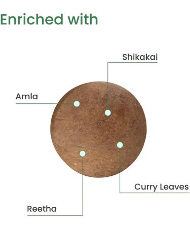 Ear.th Rhythm Shikakai Shampoo Bar | Contains Shikakai Curry Leaf Reeta & Amla Extracts | Men & Women | Sulphate & Paraben Free| Natural- (Cardboard) - 80gm - Buy Online on GoSupps.com