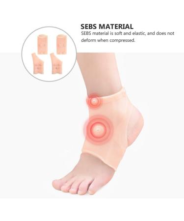 Shop 2 Pairs Magnetic Foot Guard Ankle & Wrist Braces | Ultimate Support for Running & Cycling - Buy Online on GoSupps.com