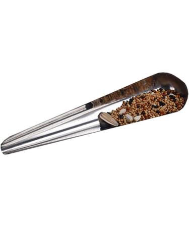 S-TROUBLE Bird Pointed Seed Dispenser | Stainless Steel Parrot Feeder for Easy Feeding | International Shipping Available - Buy Online on GoSupps.com