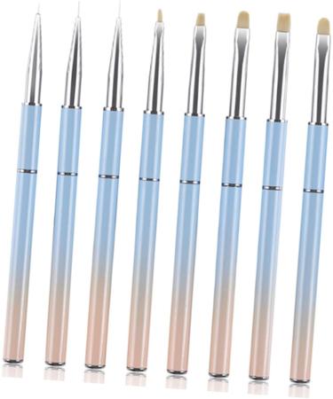Gadpiparty UV Gel Nail Tools Nail Gel Manicure Tools Rhinestone Tool Nails Gel Colored Drawing Tool for Manicure Nail Art Brush Nail Art Liner Nail Flower Nail Art Pen Eyeliner Carved Size 7 Picture 1 - Buy Online on GoSupps.com