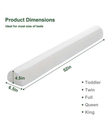 Toddler Bed Rail Bumpers 2 Pack Safety Sleep Bedside Rail Guard for Toddlers & Kids & Baby | Memory Foam Long Pillow Pads with Non-Slip Machine Washable Cover Shinnwa 2-Pack 2 Bumpers - Buy Online on GoSupps.com