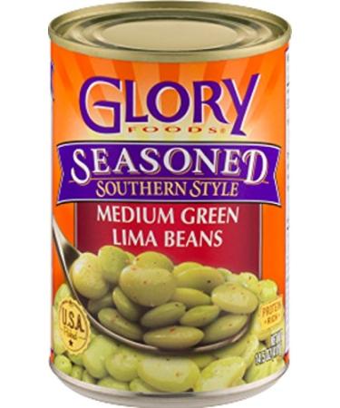 Glory Foods Seasoned Lima Beans, 15 Ounce