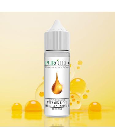 PUROLEO Vitamin E Oil 2 FL Oz/60 ML (Packed in Canada) For Skin Hair Face vitamins Liquid pure Vitamine Pure Oil Ideal for Sensitive vitamin e oil for skin vitamin e oil for face vitamin e oil for hair vitamin-e oil 60 ml (Pack of 1) - Buy Online on GoSupps.com