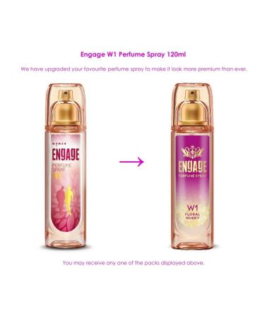 Enga.gee W1 Perfume Spray For Women Fruity and Floral Skin Friendly 120ml - Buy Online on GoSupps.com
