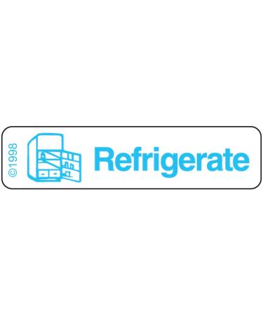 PHARMEX 1-371 Permanent Paper Label REFRIGERATE 1 9/16 x 3/8 White (500 per Roll 2 Rolls per Box) - Buy Online on GoSupps.com