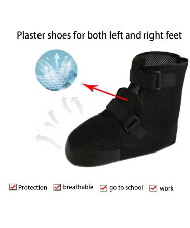 Adjustable Walking Boots & Recovery Cast Shoe Covers - Waterproof Medical Boot for Foot Sprains & Ankle Fractures | Post Op Shoe for Left & Right Feet - Size L - Buy Online on GoSupps.com