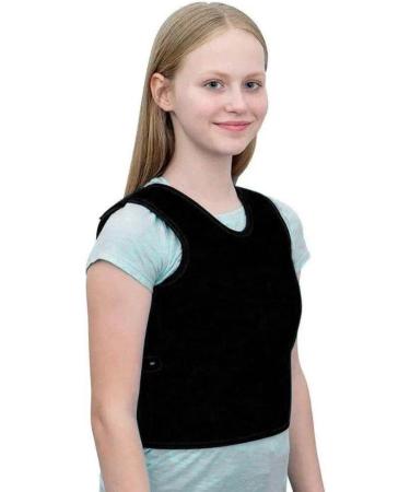 Sensory Compression Vest for Kids Weighted Vest Low-Pressure Comfort for Kids Teens Autism Hyperactivity Mood Processing Disorder Black - Buy Online on GoSupps.com