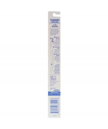Oral-B Stages 1 Baby Soft Toothbrush for Ages 4-24 Months - Buy Online on GoSupps.com