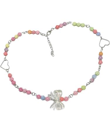 Oralgos Colorful Pearl Necklace for Women | Adjustable Bohemian Collar | Perfect Party Accessory - Buy Online on GoSupps.com