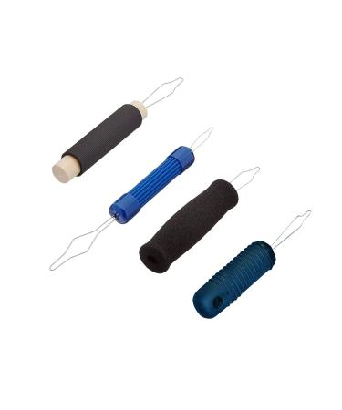 Sammons Preston Button Hook with Zipper Pull and Button Assist Tool - Rubber Handle for Easy Dressing - 3/4 Handle - Buy Online on GoSupps.com