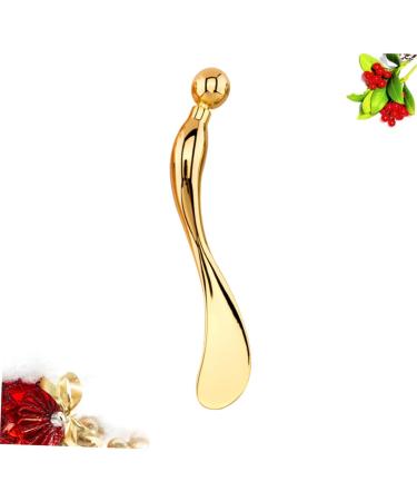 Healeved Makeup Spoon Zinc Cream Spoon Make up Kit Unicorn Horn Clip on Eye Spoon Creami Buttercream Spiral Tool 9.50X1.50X0.50CM Golden - Buy Online on GoSupps.com