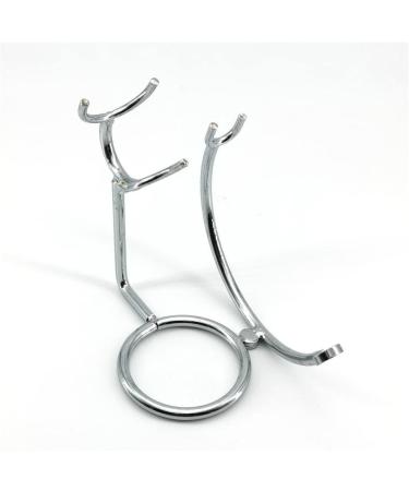 Stylish Lefeda Men's Razor Brush & Stainless Steel Shaving Stand - Two-Purpose Brush Holder for the Modern Man | International Shipping Available - Buy Online on GoSupps.com