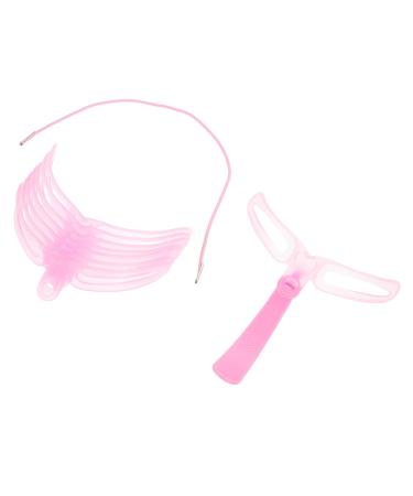 DOITOOL Eyebrow Tools 3 Sets Eyebrow Aid Plastic Eyebrow Template Handheld Brow Stencils Travel Artifact Household