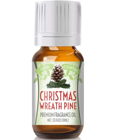Good Essential 10ml Oils - Christmas Wreath Fragrance Oil - 0.33 Fluid Ounces