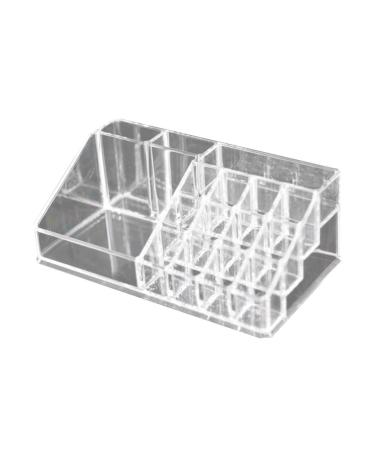 Gogogmee Box Blusher Storage Pressed Stand for Case Eye Display Acrylic Shadow Powder Cosmetic Lip Lipsticks