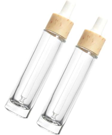 Milists 2 Empty 30ml Drip Bottles | Transparent Liquid & Lotion Dropper for Makeup Cosmetics Samples & Eye Fluid - Buy Online on GoSupps.com