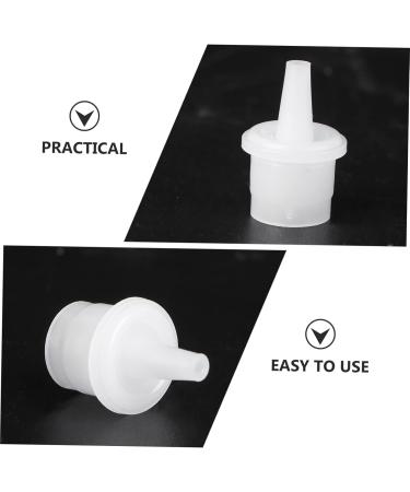 Veemoon 20pi ces Remplacements Flacons Cils Extensions Anti-bouchon Transparent Goulot Standard Usage Familiar Professionnel - Buy Online on GoSupps.com