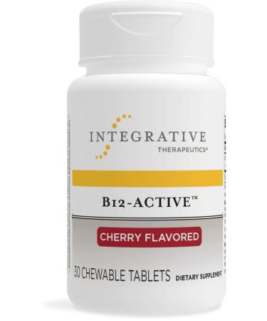 Integrative Therapeutics B-12 Active, Vitamin B12, Supports Nerve Function*, Cherry Flavored, 30 Chewable Tablets - Buy Online on GoSupps.com