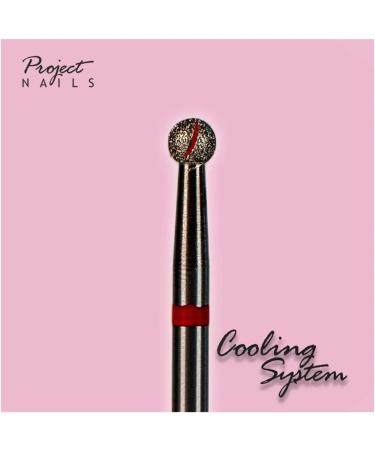 SPN Nails Professional 3.1mm Fine Diamond Drill Bit - Cooling Ball for Cuticle Cleaning Gel Nail Art Acrylics Manicures & Pedicures - Perfect for Salon & Home Use - Buy Online on GoSupps.com