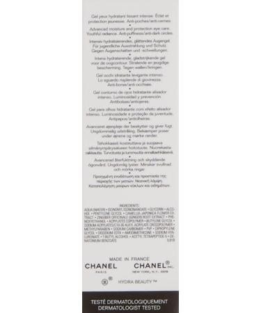 Chanel Hydra Beauty Micro Gel Eyes Hydrating Eye Treatment (15 ml) | Shop Internationally - Buy Online on GoSupps.com