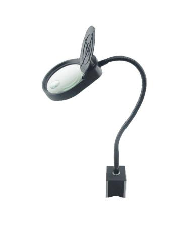 (3X / 10X) Folding Optical Lens Magnifier HD Magnifier with 26 LED Lights for Elderly Youth Professionals Reading Books Electronic Repair Blackk Made in China