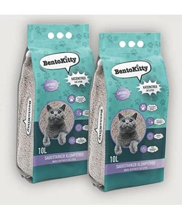 Bentokitty Cat Litter 10L with Lavender Fragrance | Clumping Fine-Grained Bentonite Litter for Sensitive Cat Paws - Buy Online on GoSupps.com