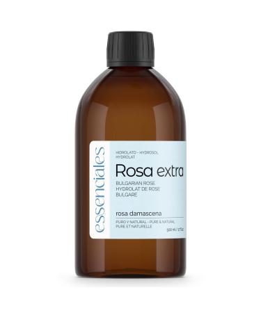Essenciales - Water Hydrolate Rose Extra 100% pure and natural 500 ml | Hydrolato Rosa Damascena