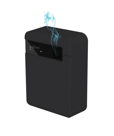 Kyaoayo intelligent aroma diffuser aroma diffuser for essential oils two-fluid delinquency technology controllable via a smartphone app can be hung up or set up for large rooms.